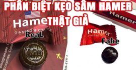 Phân biệt Kẹo Sâm Hamer thật giả chuẩn xác nhất
