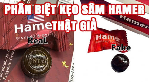 Phân biệt Kẹo Sâm Hamer thật giả chuẩn xác nhất